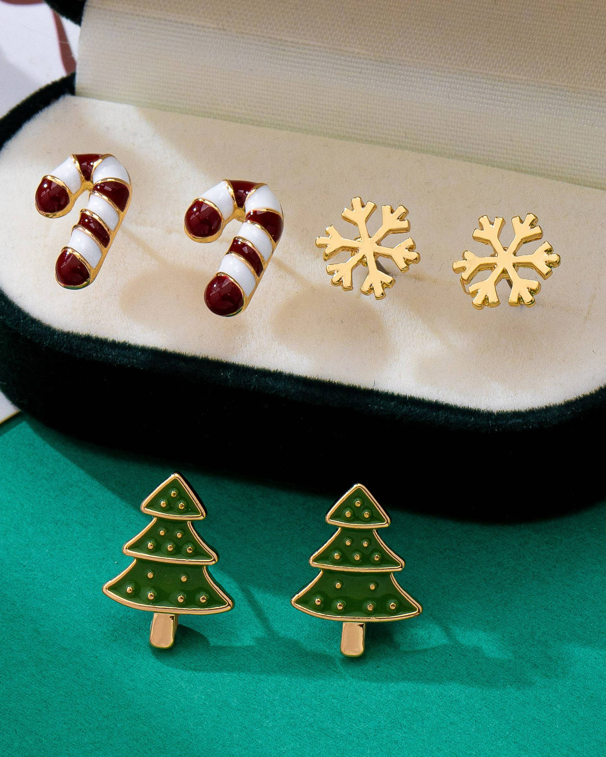 Winter Holiday Earring Set | 80E63269 Earrings JOSSLYN by wall to wall- Tilden Co.