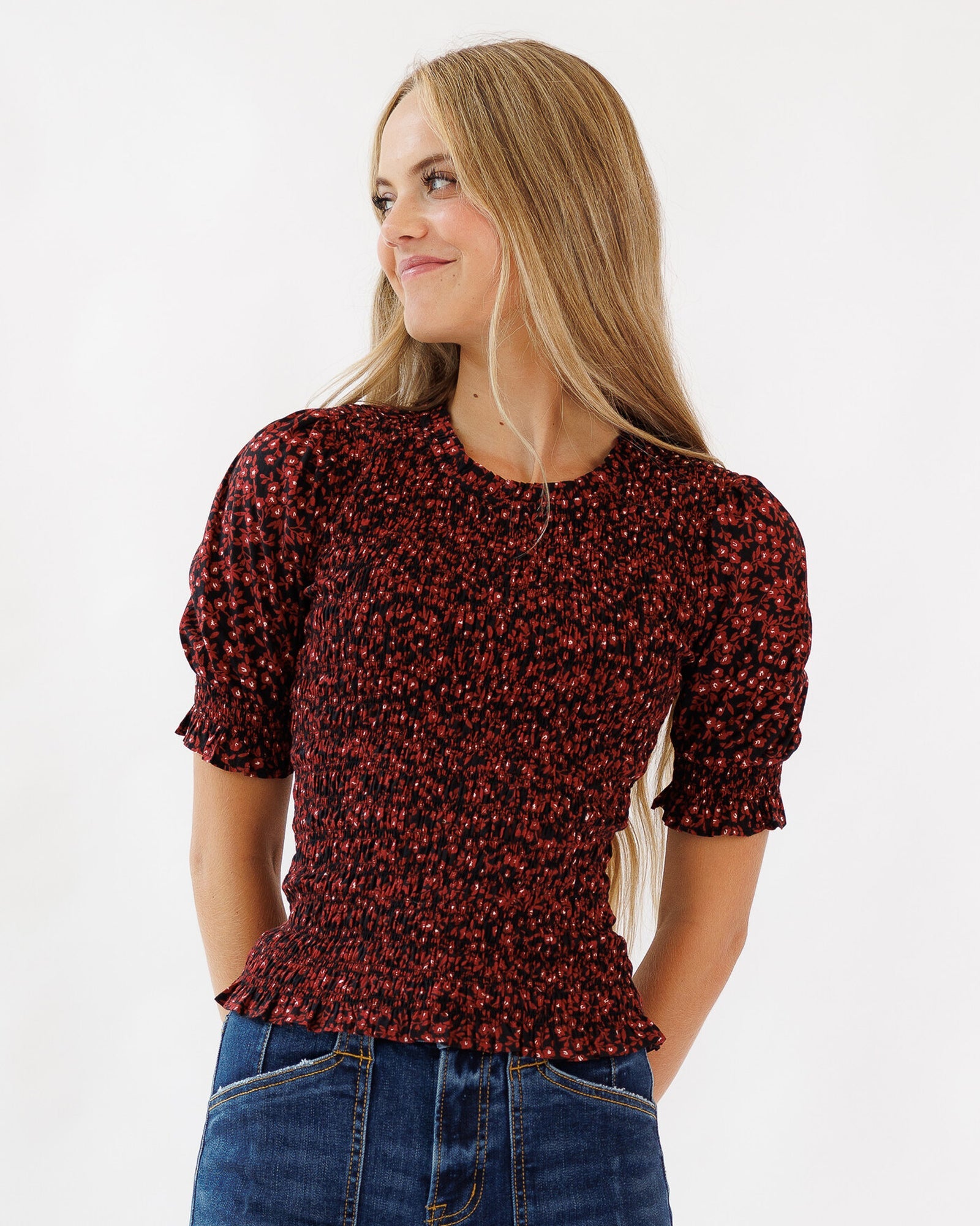 Anita Blouse Tops Downeast- Tilden Co.