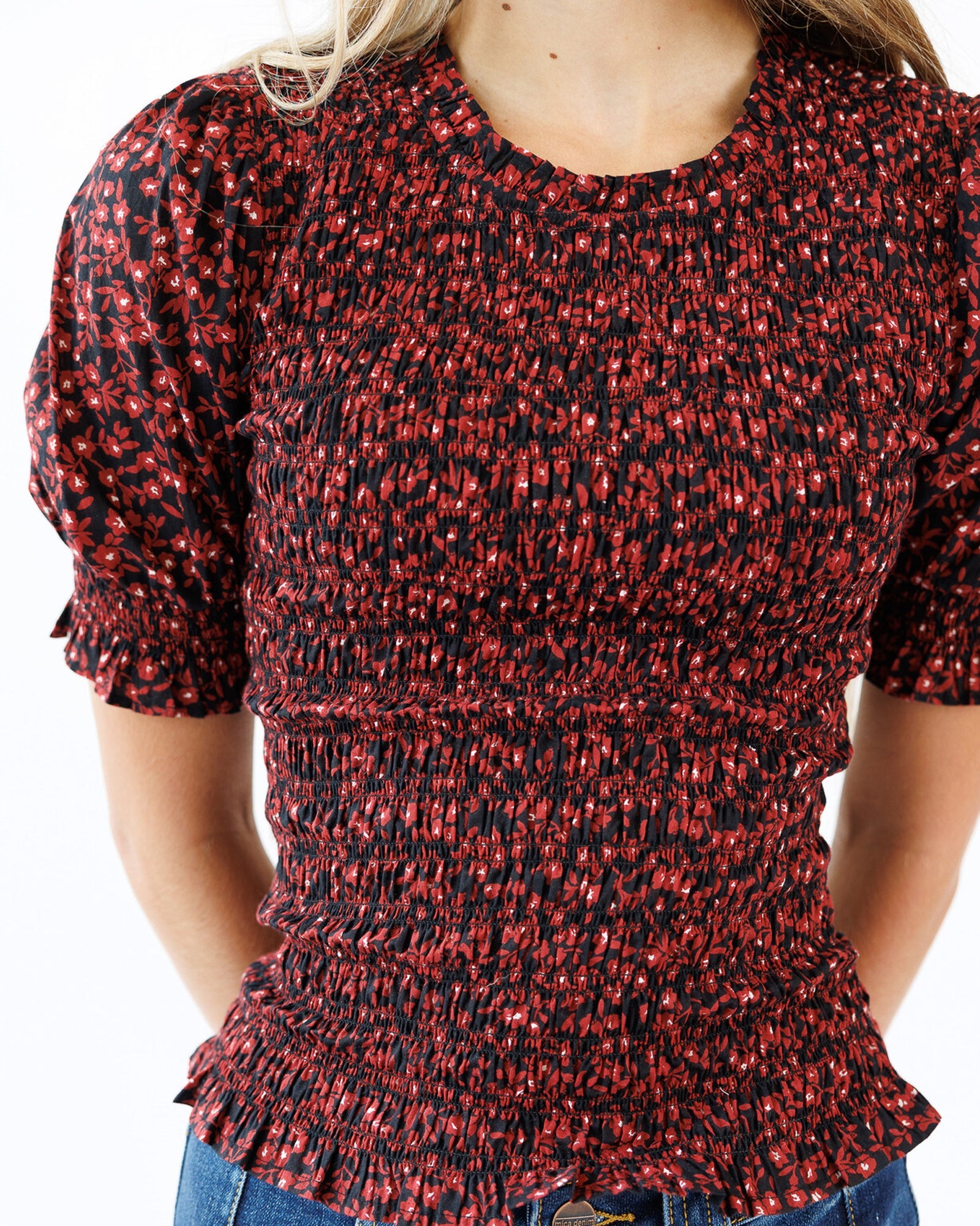 Anita Blouse Tops Downeast- Tilden Co.