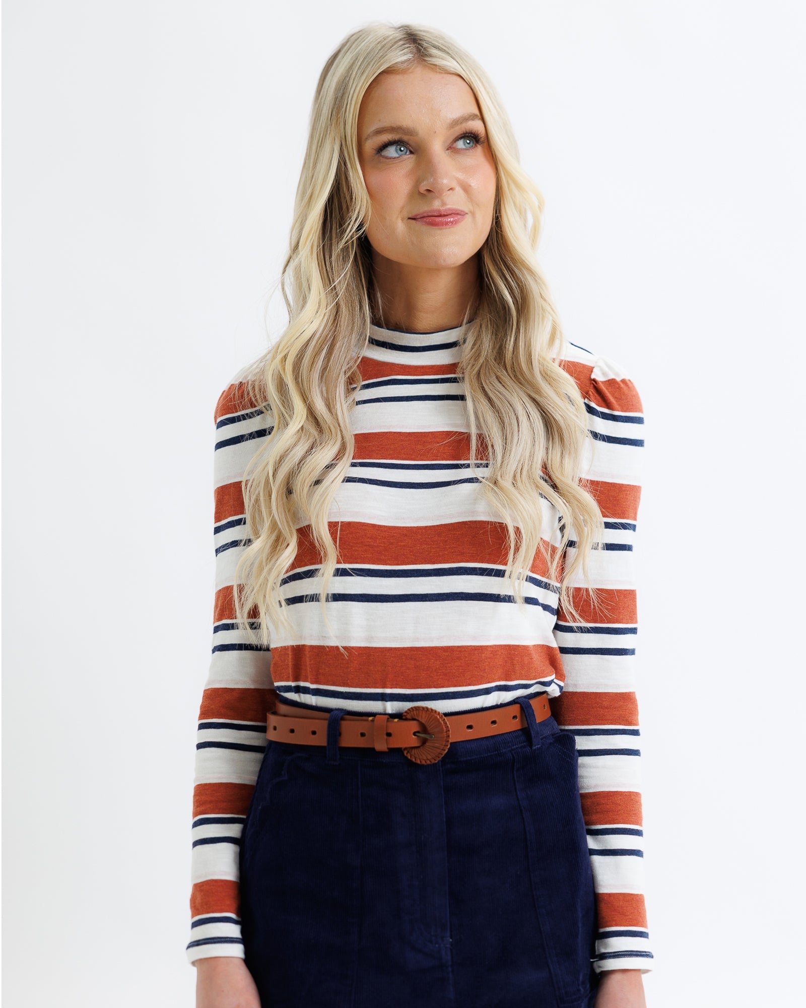 Must Have Mock Neck Tops Downeast- Tilden Co.