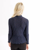 Peplum Turtleneck Top Tops Downeast- Tilden Co.