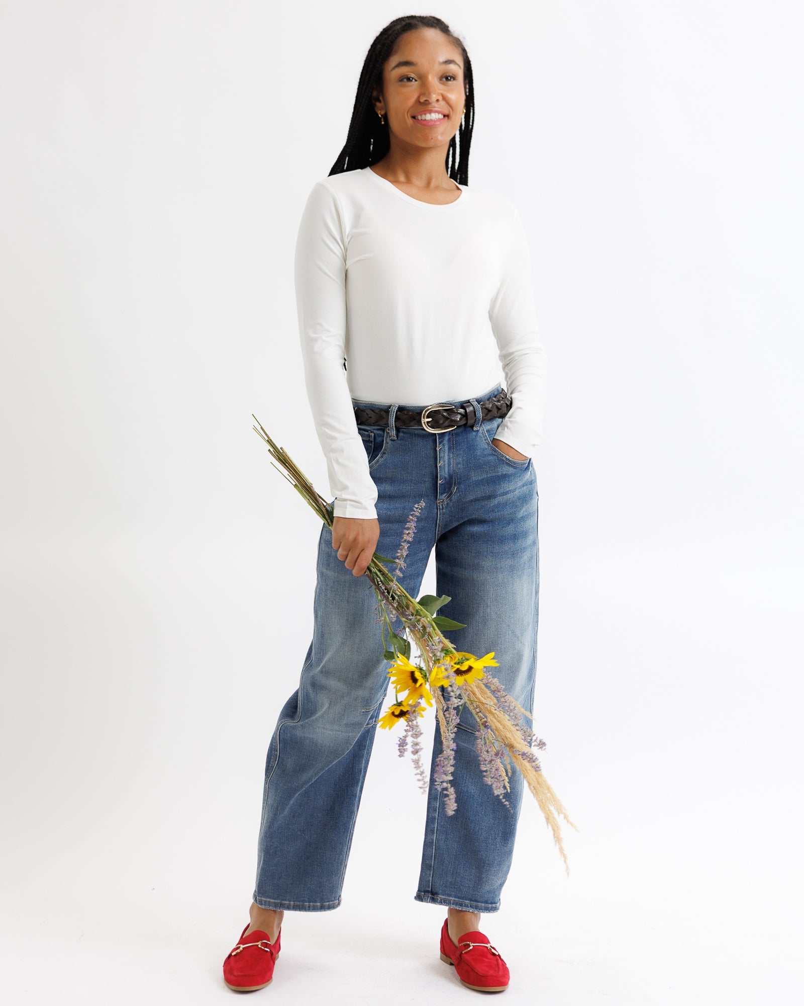 Essential Long Sleeve Tee Tops Downeast- Tilden Co.