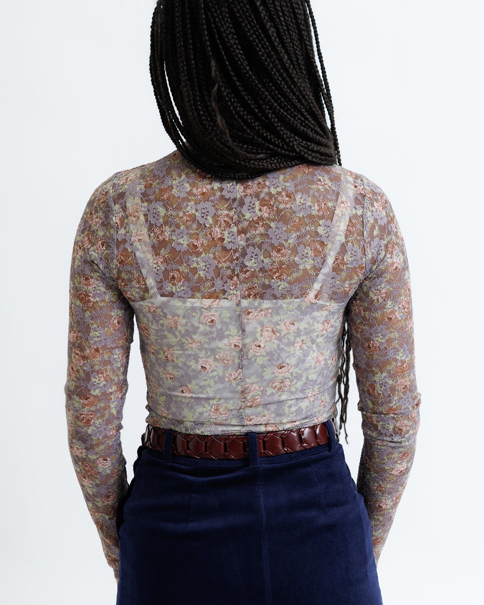 Floral Lace Layering Top Tops Downeast- Tilden Co.