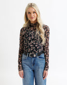 Floral Lace Layering Top Tops Downeast- Tilden Co.