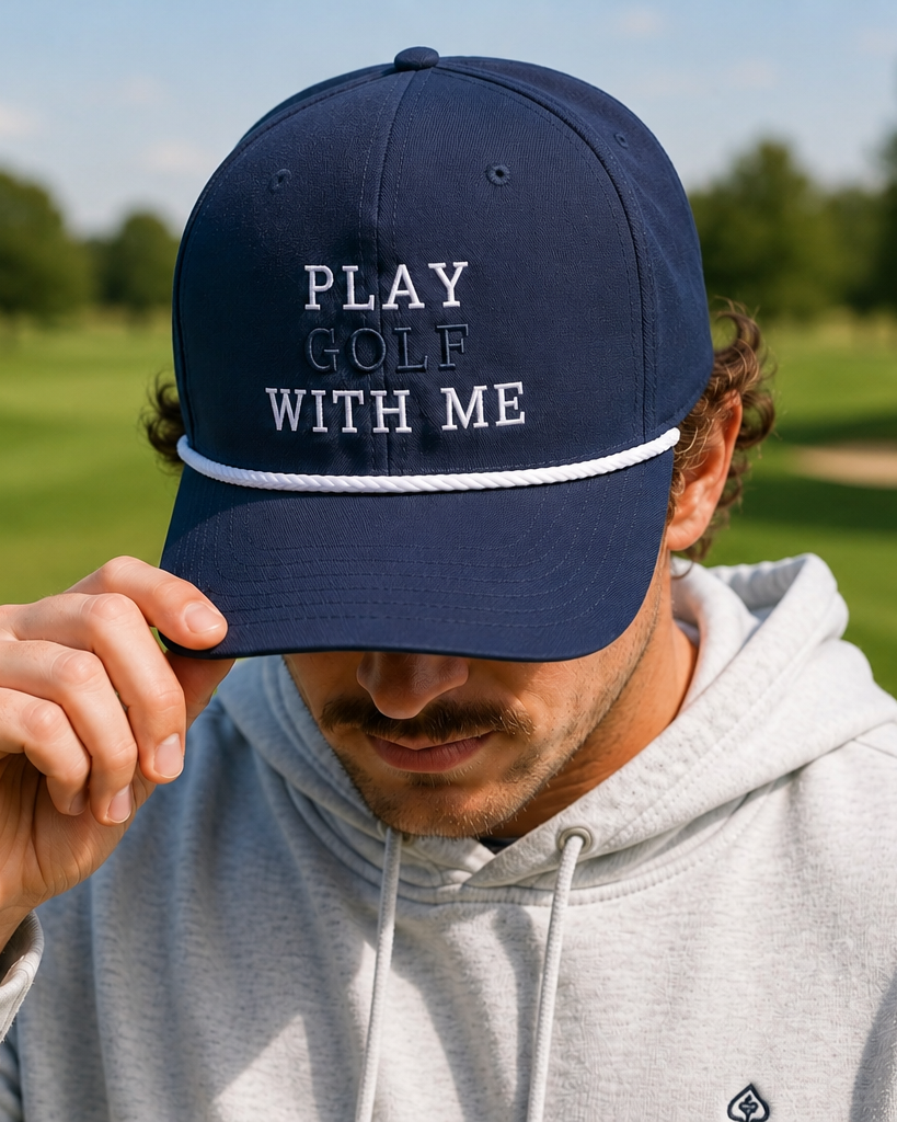 Play Golf With Me Rope Cap Hats Richardson- Tilden Co.