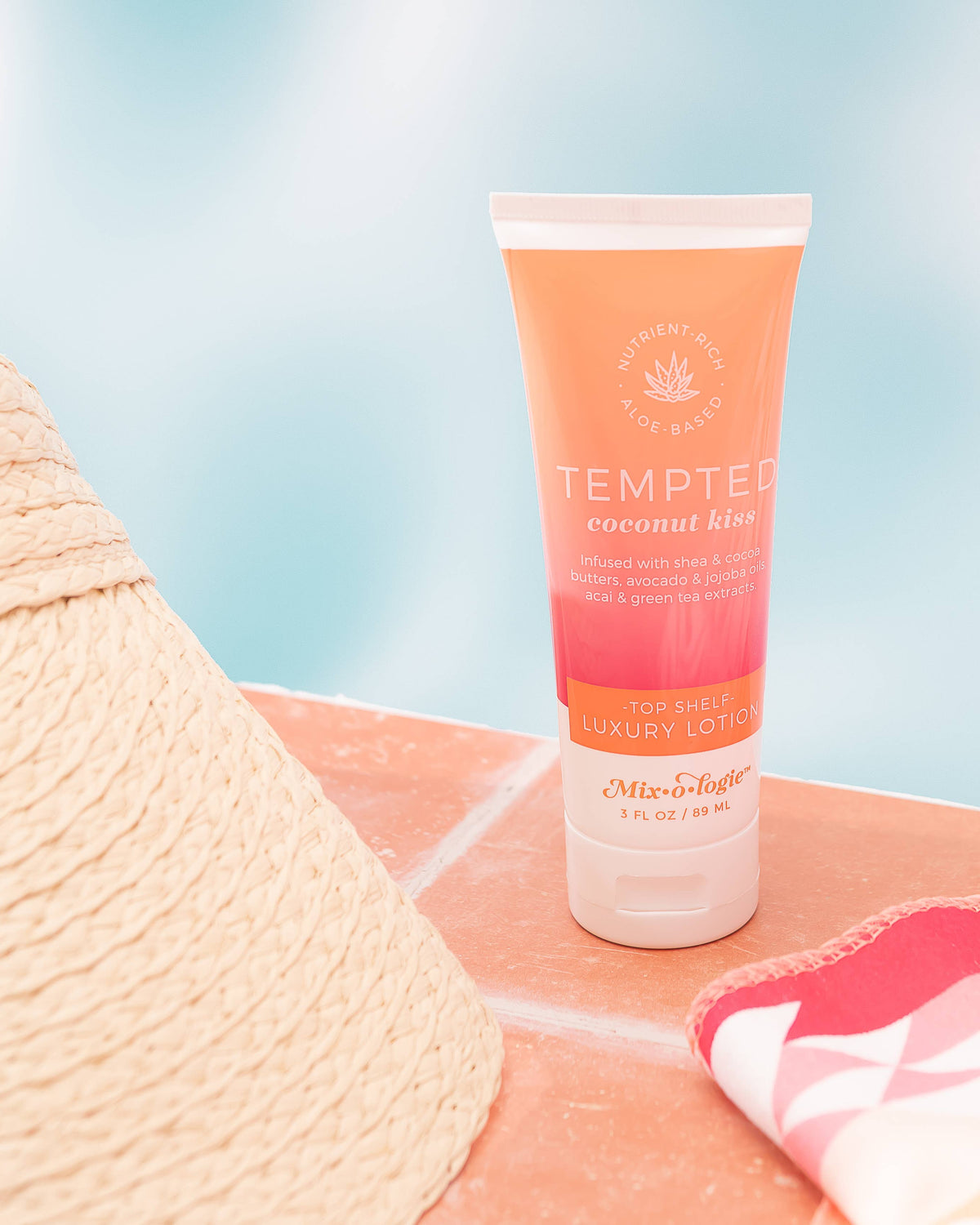 Tempted (coconut kiss) Top Shelf Luxury Lotion (3 Fl. Oz) lotion Mixologie- Tilden Co.