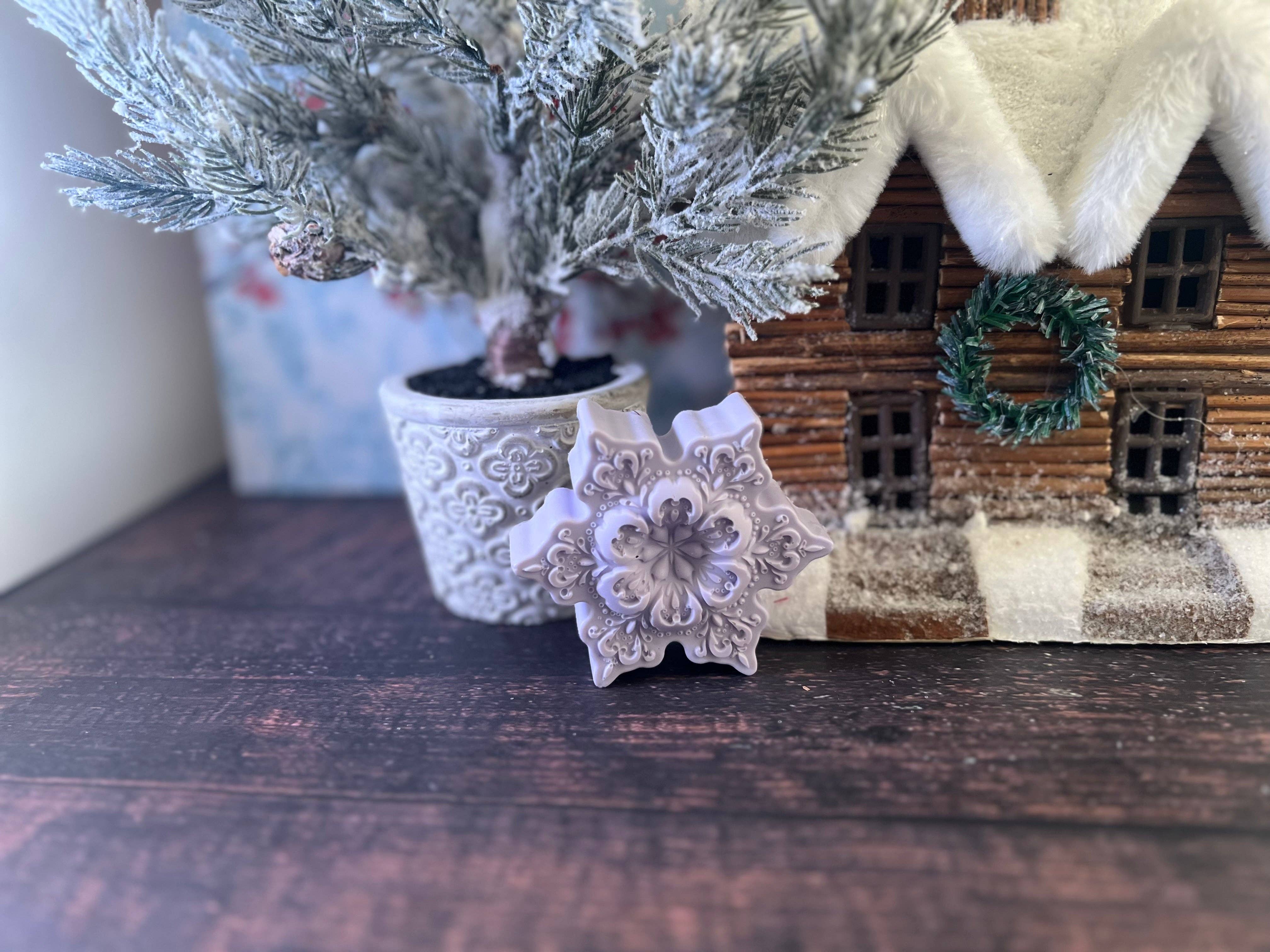 Snowflake Soap 1111 Elm Candle & Soap Shoppe- Tilden Co.