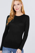 Long Sleeve Jersey Tee Long Sleeve Shirts and Tops Active Basic- Tilden Co.