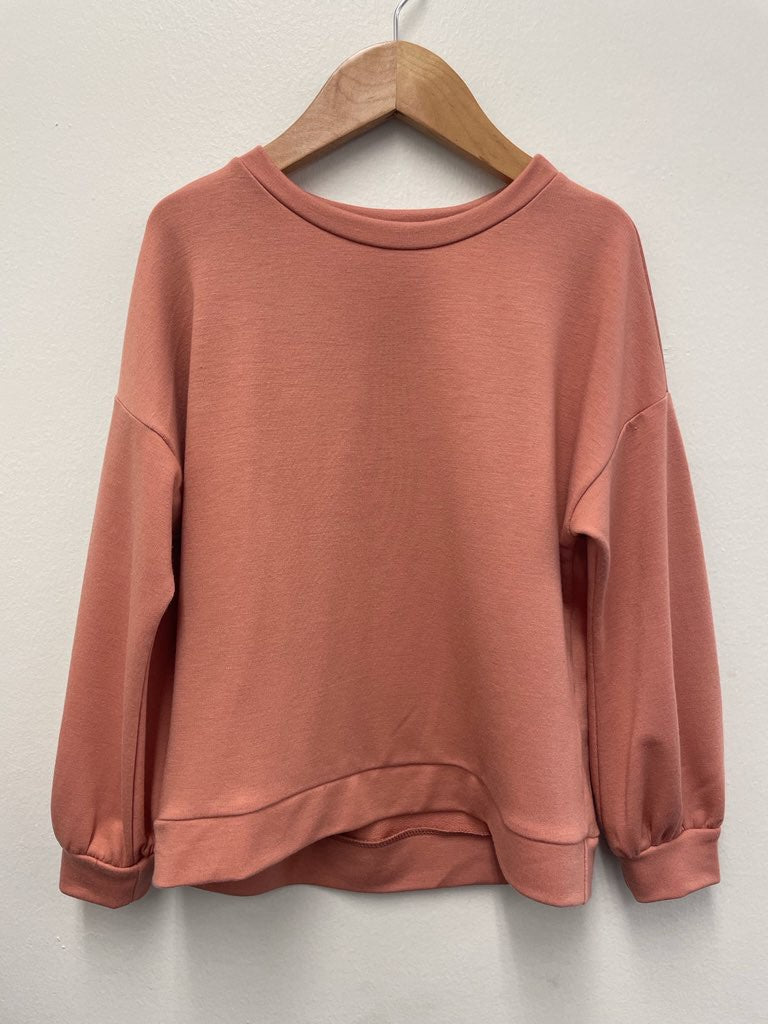 Kids Solid Long Sleeve Top 4/5 / Mauve 4/5 Mauve Shirts & Tops Chris and Carol- Tilden Co.