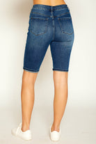 Signature Stretch Bermuda Shorts jeans Tea n Rose- Tilden Co.