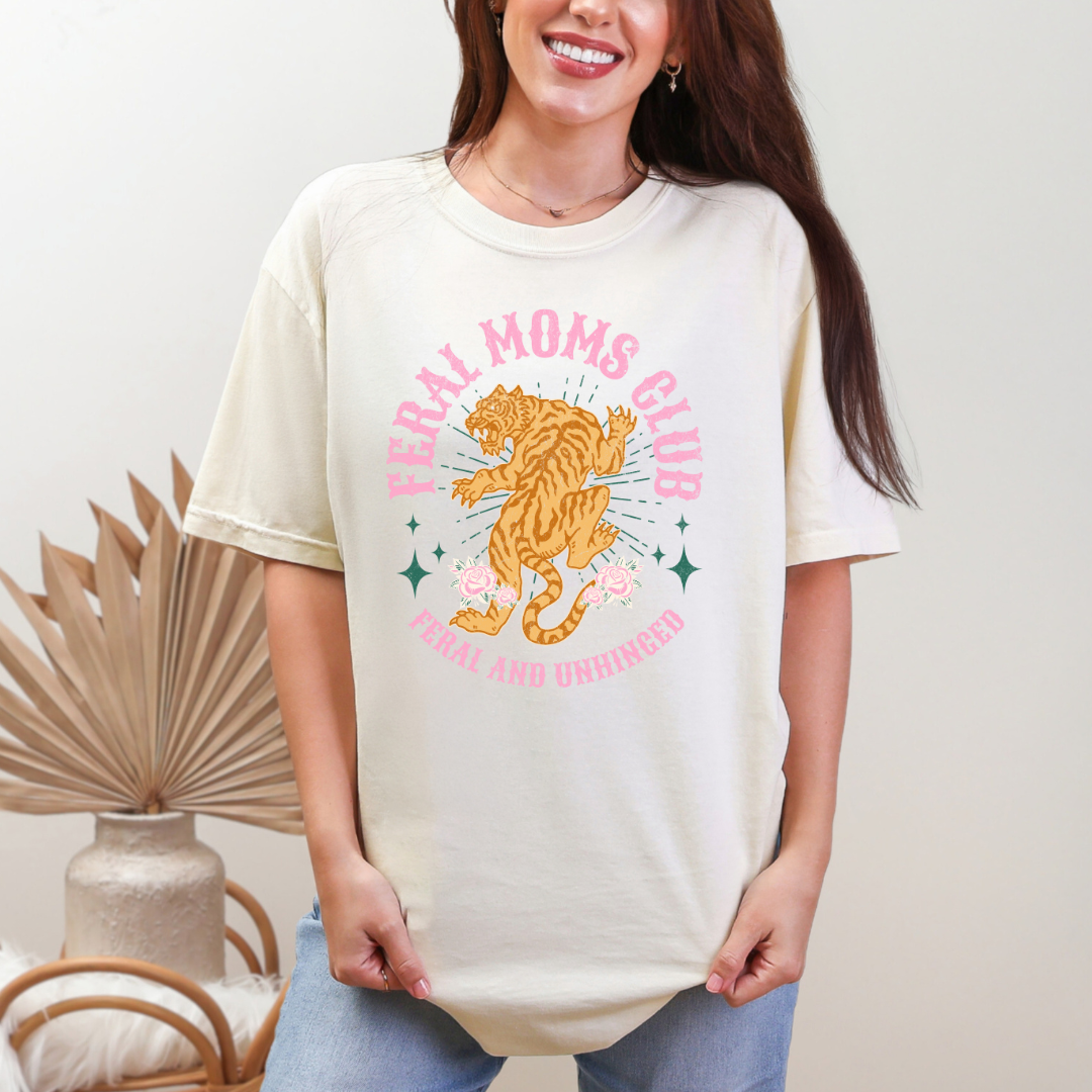 Feral Mom's Club Graphic Tee Womens Ave Shops- Tilden Co.