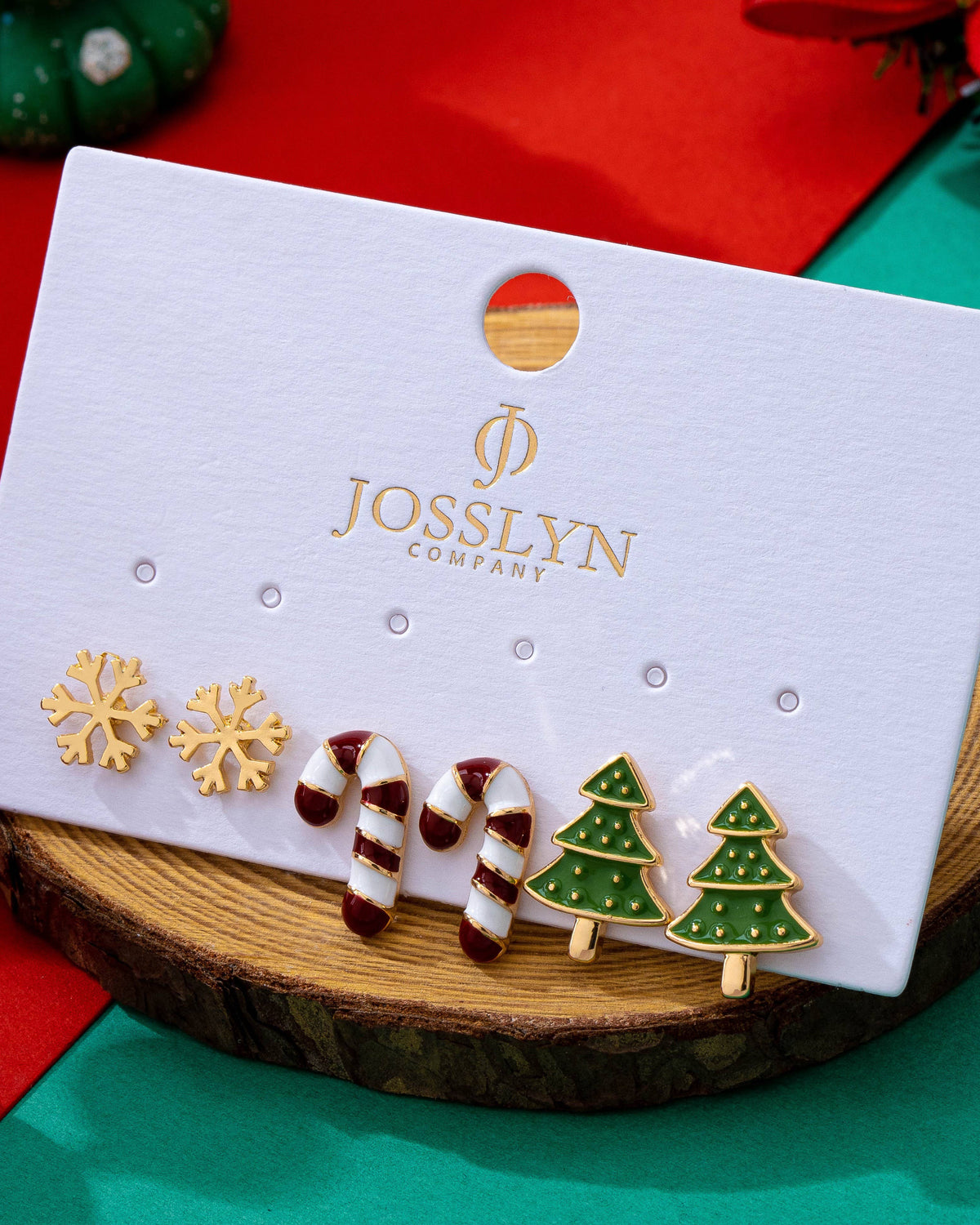 Winter Holiday Earring Set | 80E63269 Earrings JOSSLYN by wall to wall- Tilden Co.