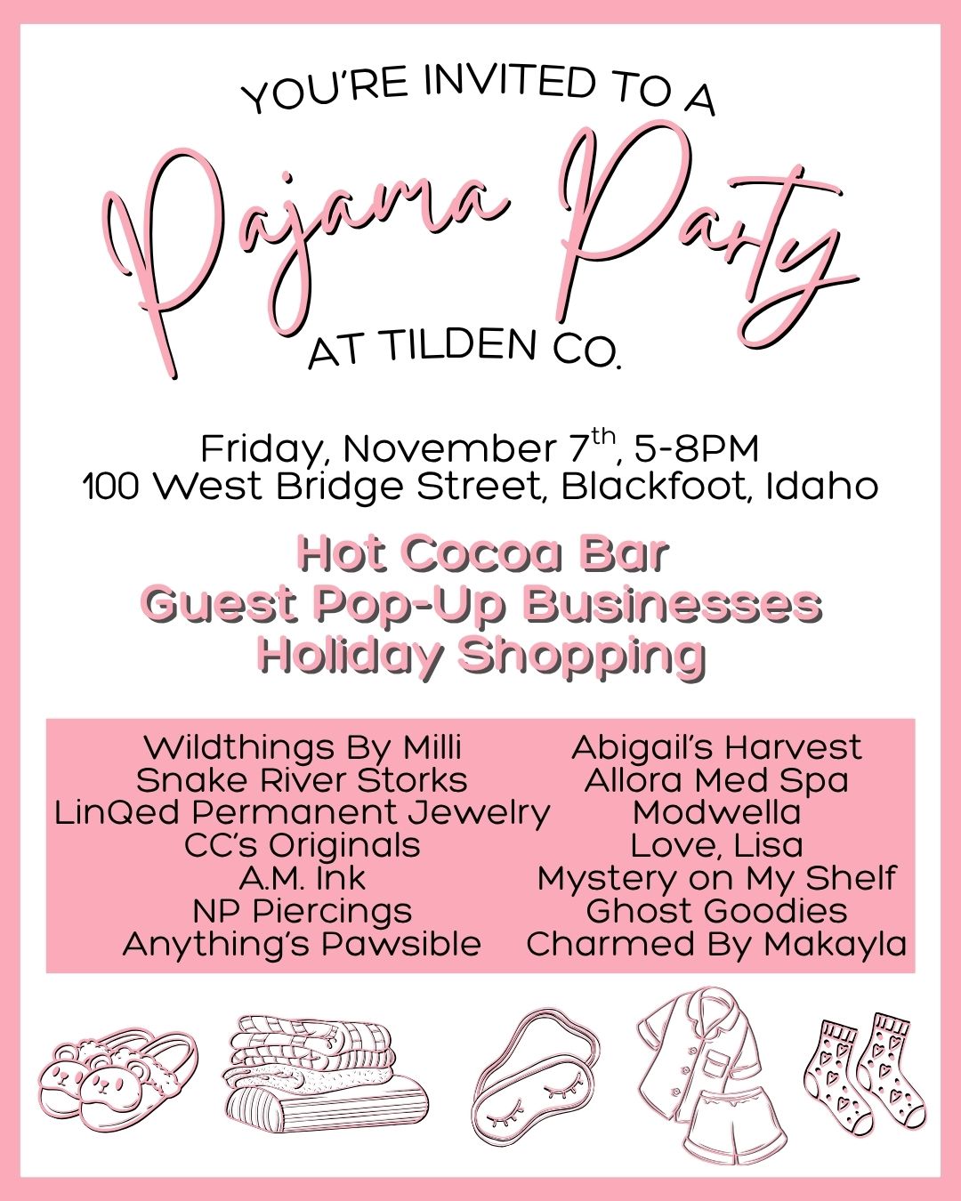 Girl's Night VIP Ticket Tilden Co. LLC- Tilden Co.