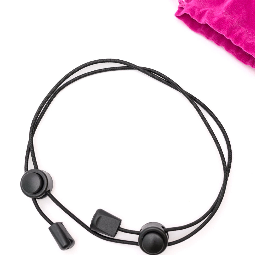 Adjustable Crop Band In Black Accessories Ave Shops- Tilden Co.