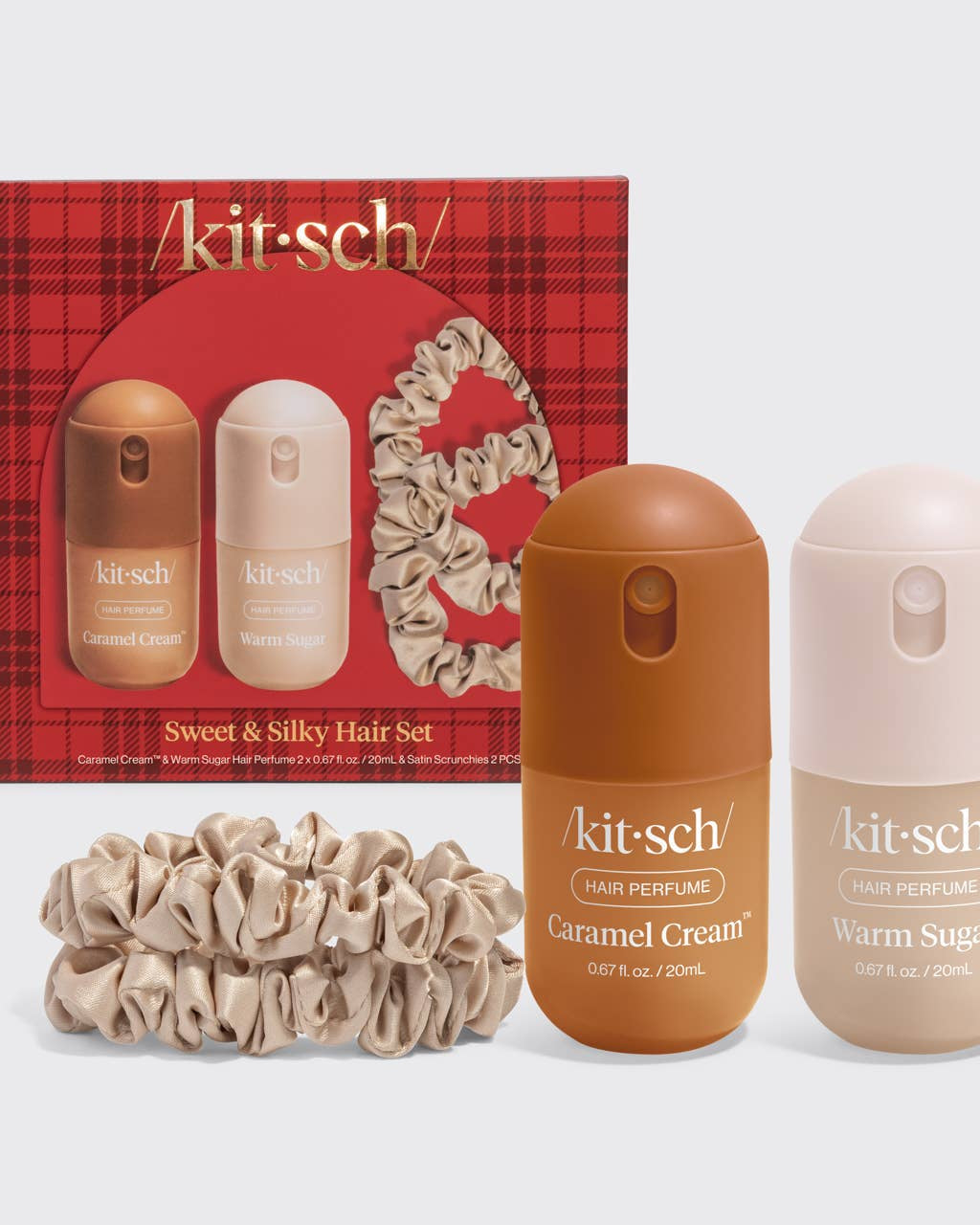 Sweet & Silky Hair 4pc Set Hair Accessory KITSCH- Tilden Co.