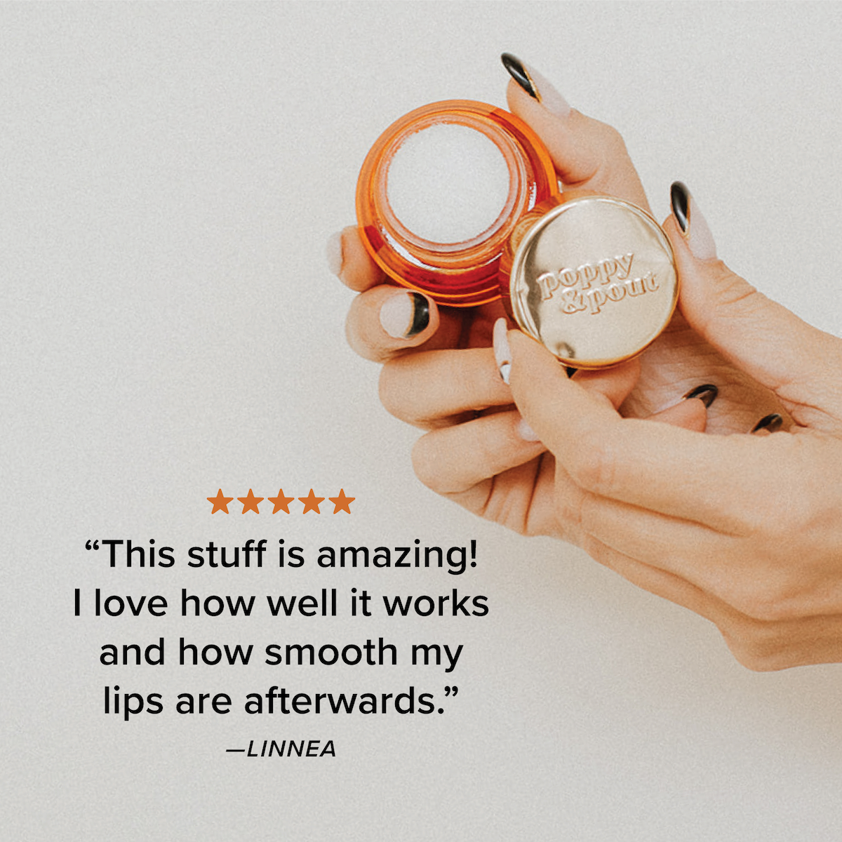 Lip Scrub, Marshmallow Creme lip balm Poppy & Pout- Tilden Co.