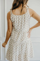 Maddie Dress in Vintage Garden Knee Length Dress Mikarose- Tilden Co.