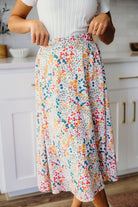 Maxi Slip Skirt in Carnival Bouquet Dress Mikarose- Tilden Co.