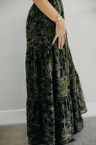 Tiered Boho Skirt in Heritage Ivy Long Sleeve Shirts and Tops Mikarose- Tilden Co.