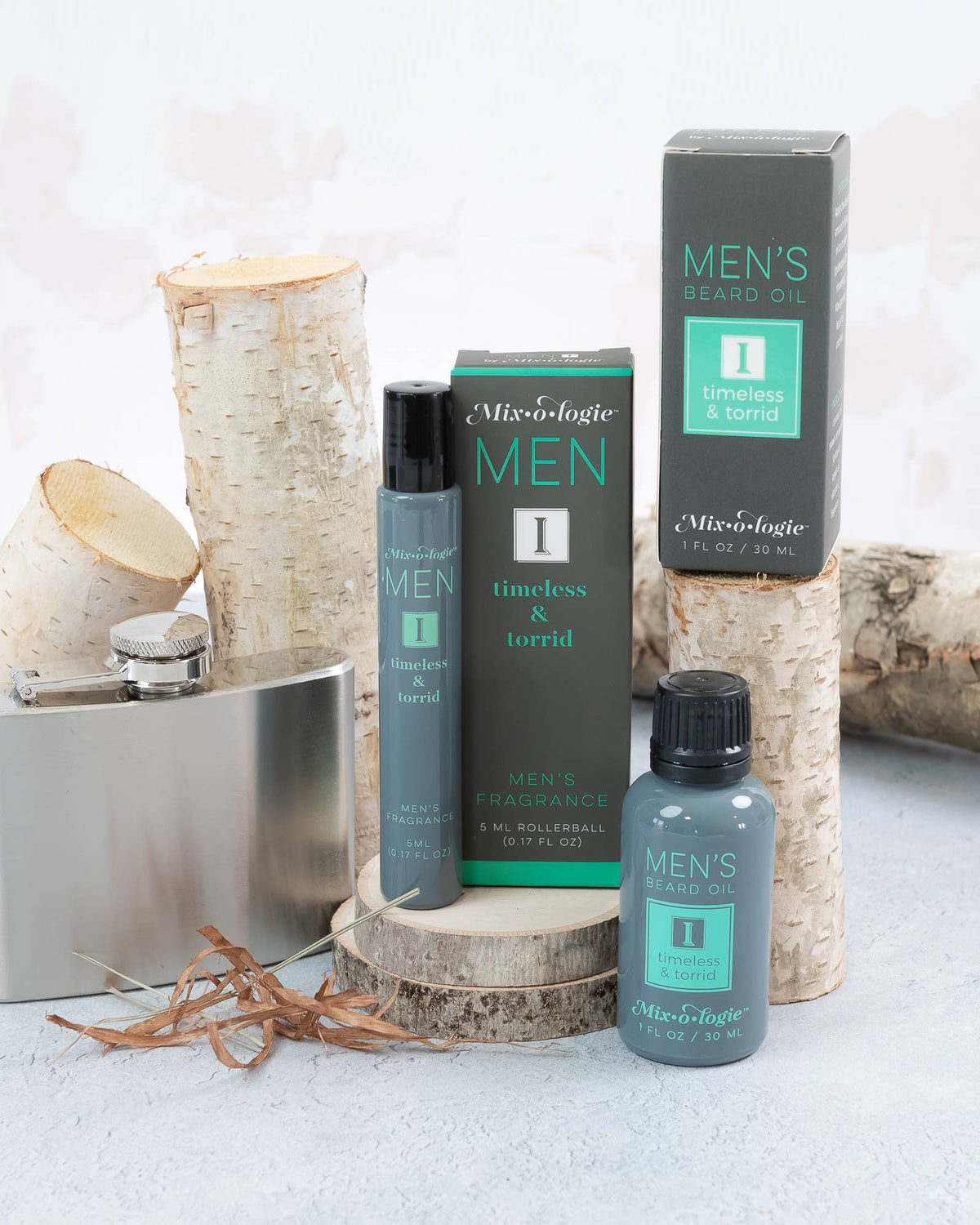 Mixologie Men I (Timeless & Torrid) Cologne Oil Rollerball perfume Mixologie- Tilden Co.