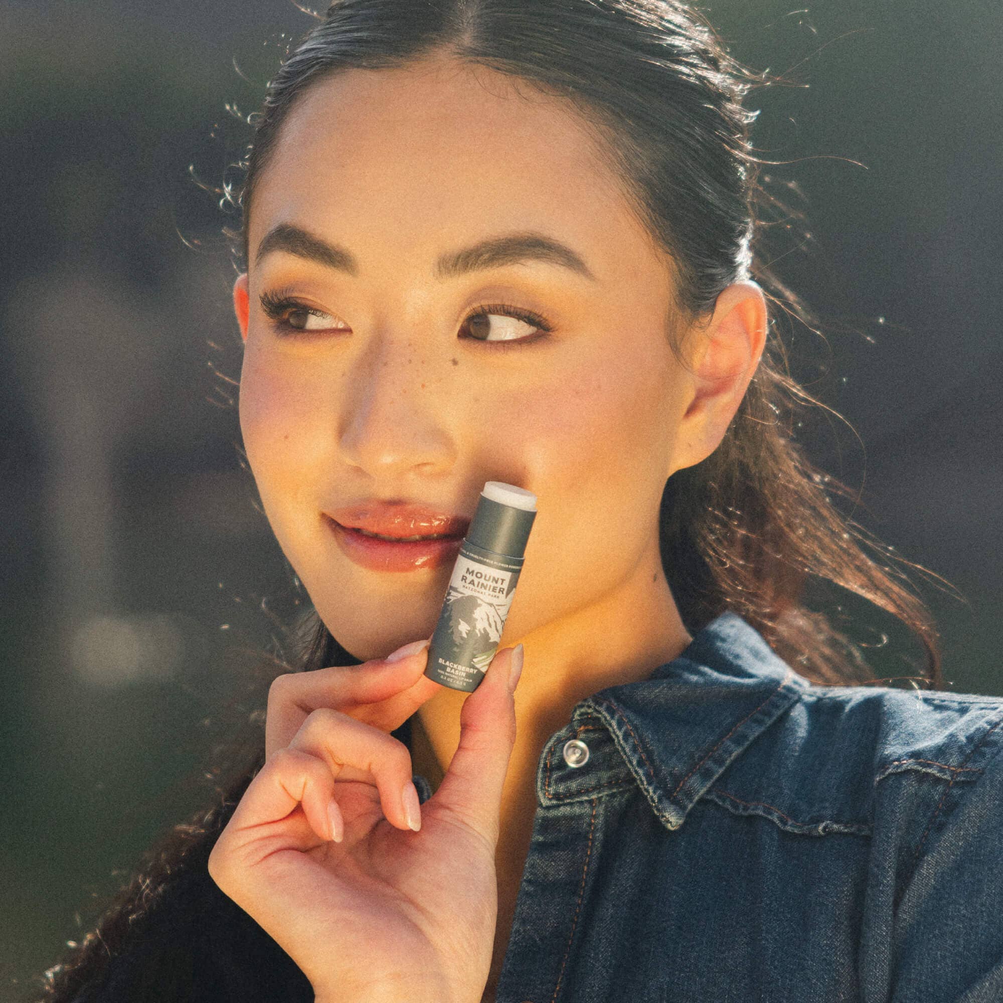 The Landmark Project, Lip Balm, Mount Rainier Blackberry Basin Poppy & Pout- Tilden Co.