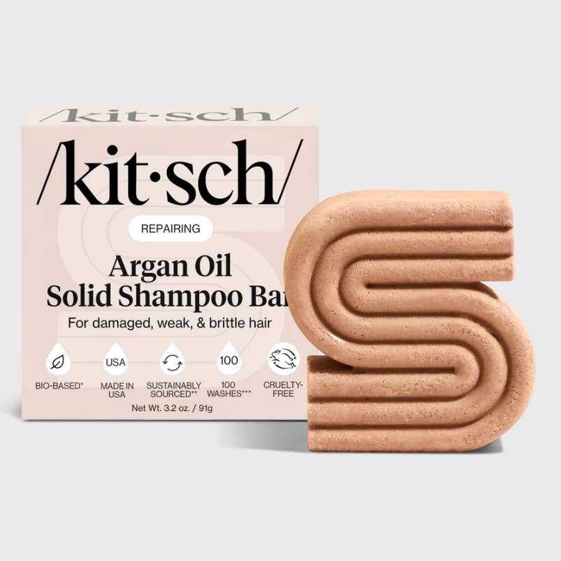 Repairing Argan Oil Shampoo Bar KITSCH- Tilden Co.