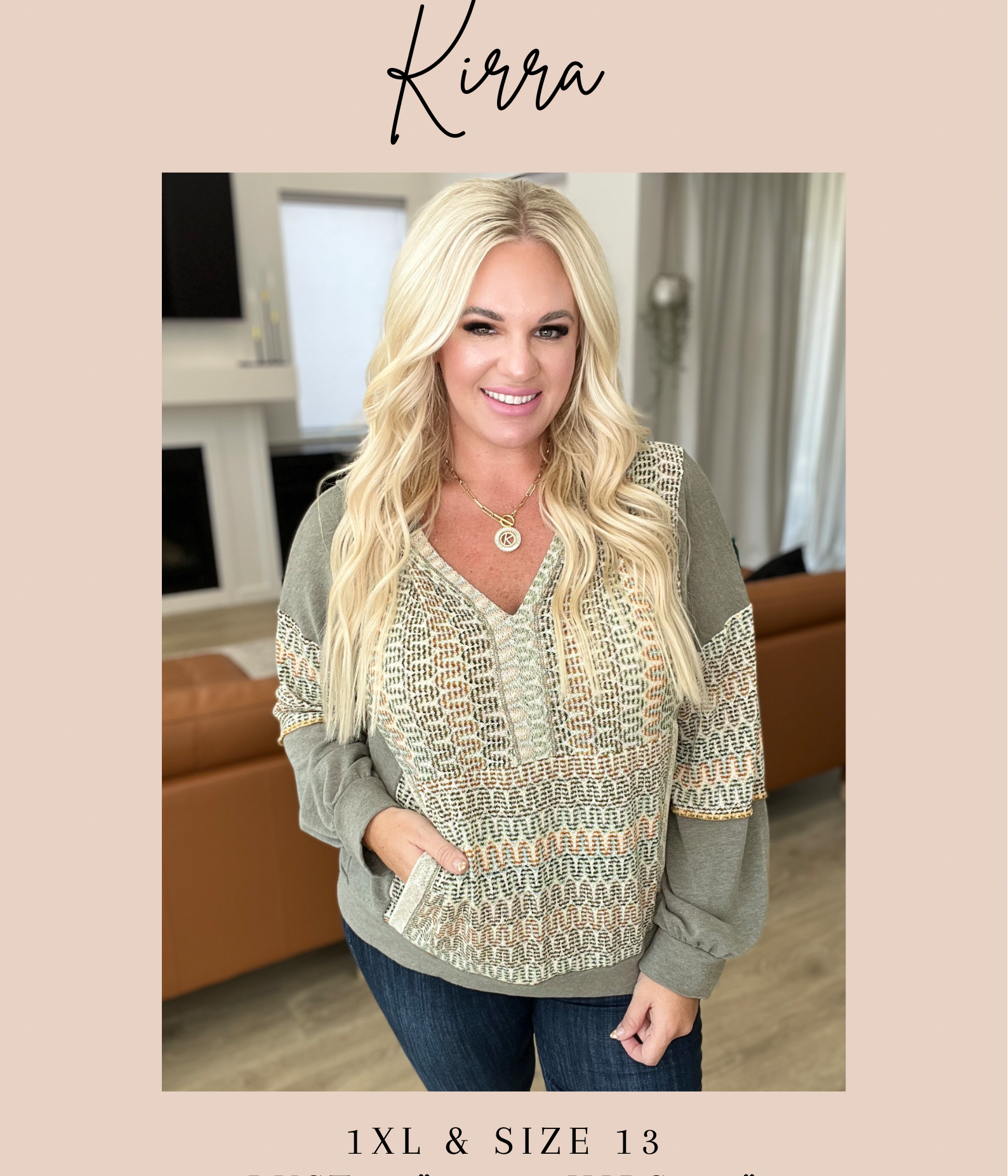 Soft And Sweet Waffle Knit Pullover Tops Ave Shops- Tilden Co.