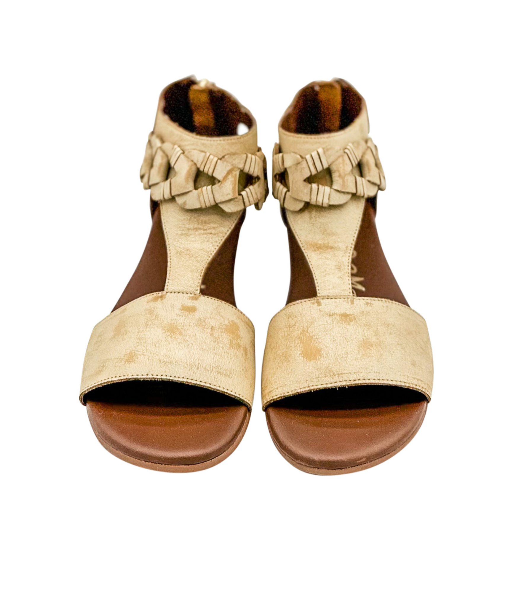 Loop D Loop Sandals in White 130 Sandals Naughty Monkey- Tilden Co.