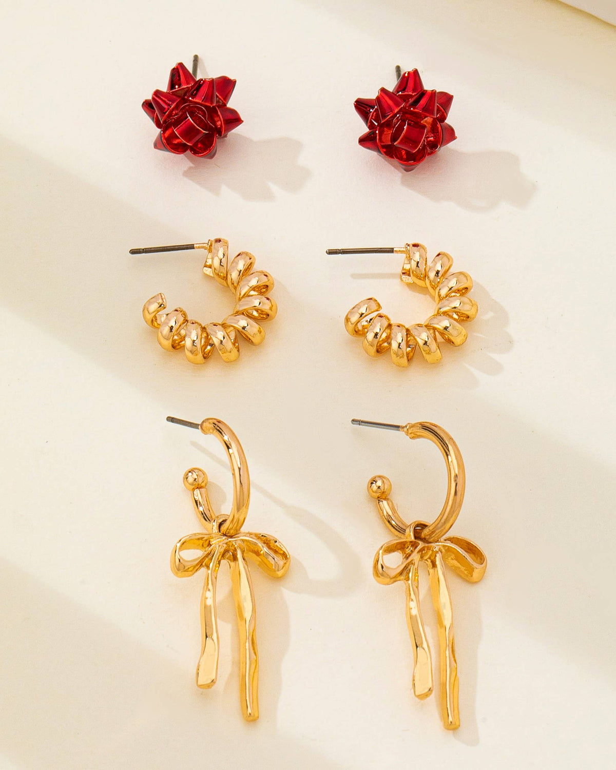 Holiday Earring Set | 80E62410 Earrings JOSSLYN by wall to wall- Tilden Co.