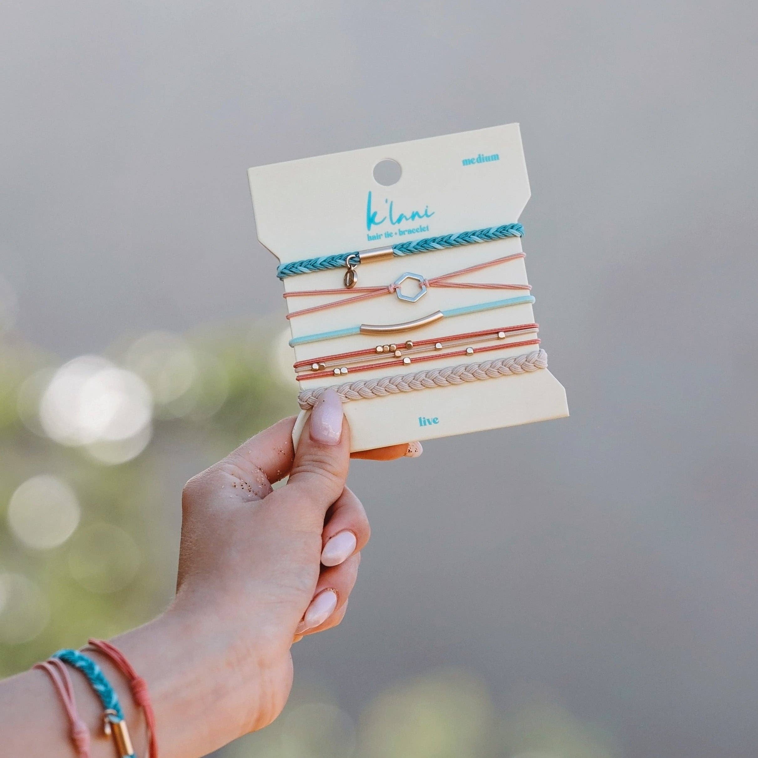 Live Hair Tie Bracelets hair ties K'Lani hair tie bracelets- Tilden Co.