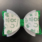 St Patrick Large Bow #4    earring Daydreamer Creations- Tilden Co.