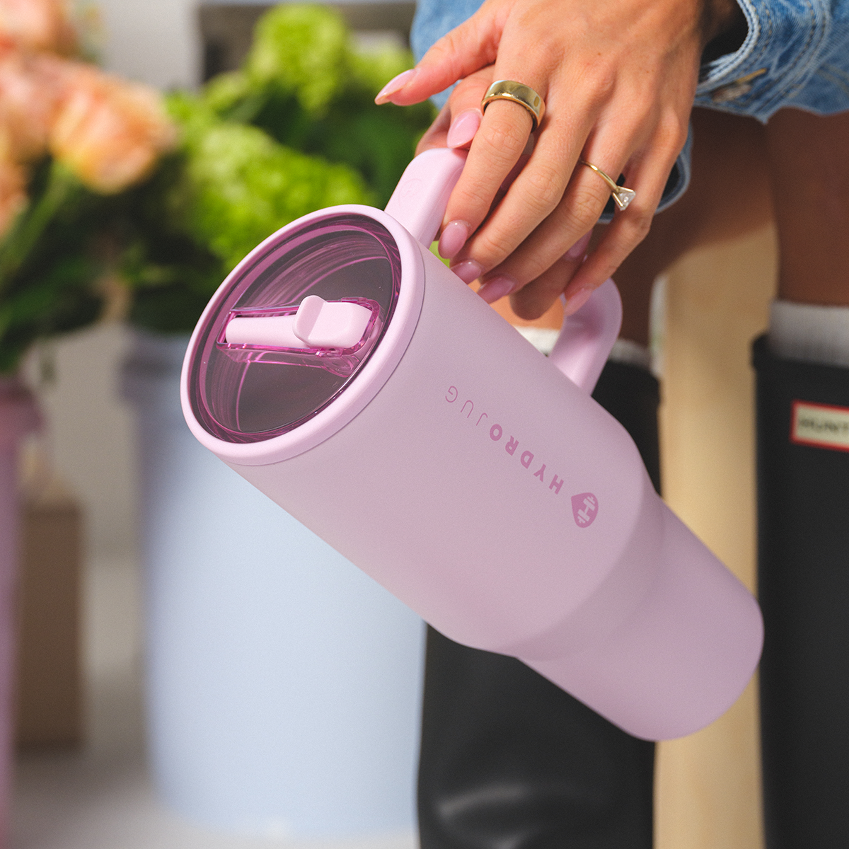 Sweet Pea HydroJug 40oz Traveler Tumbler HydroJug- Tilden Co.