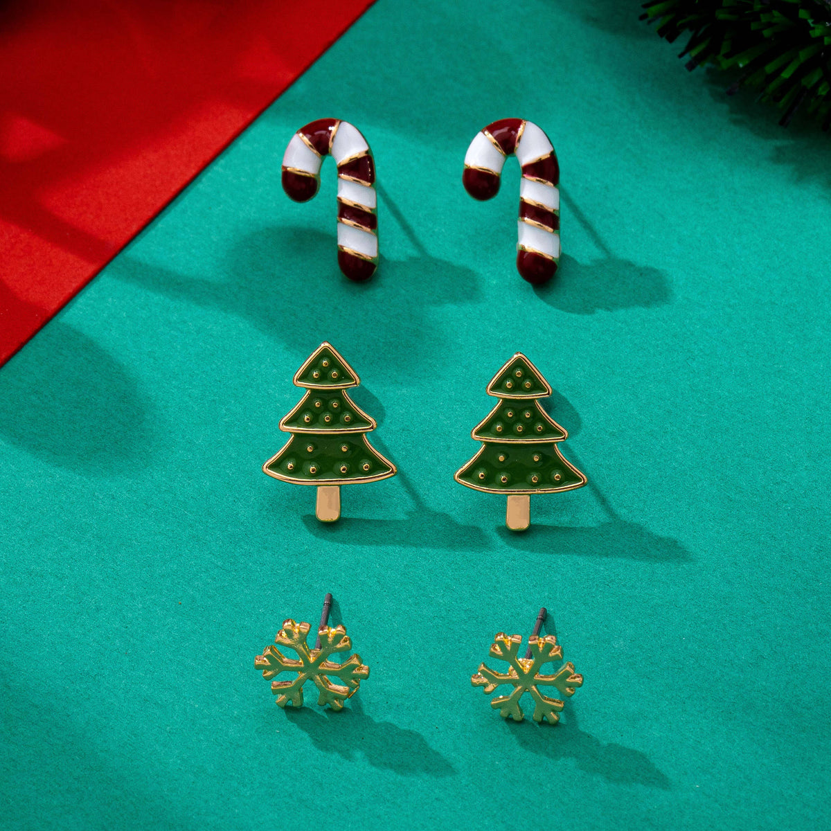 Winter Holiday Earring Set | 80E63269 Earrings JOSSLYN by wall to wall- Tilden Co.