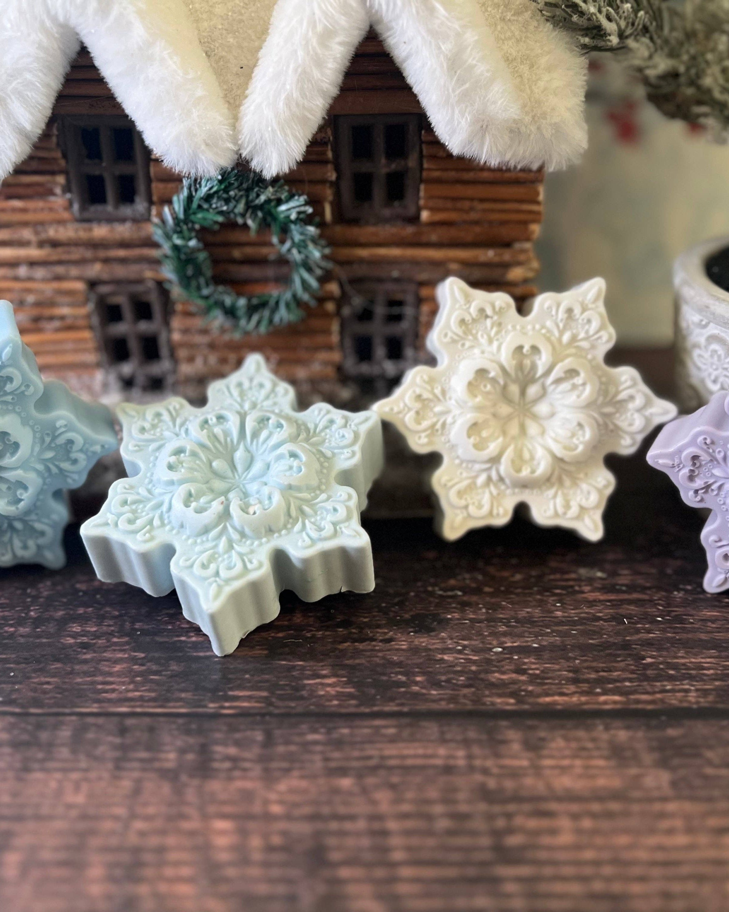 Snowflake Soap 1111 Elm Candle & Soap Shoppe- Tilden Co.