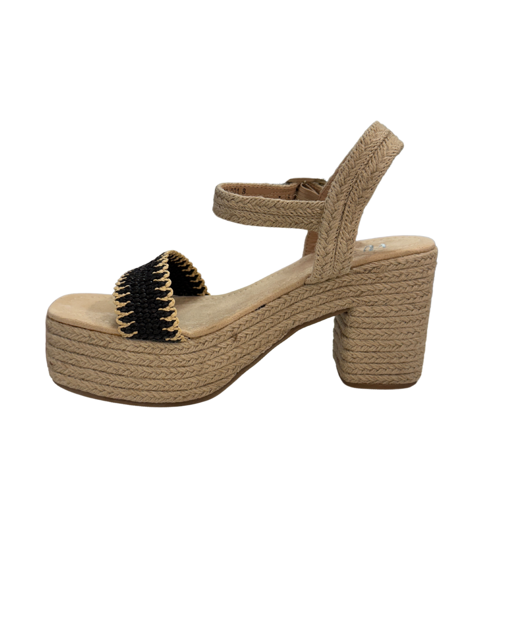 Elise Wedge in Black 140 Wedges Naughty Monkey- Tilden Co.