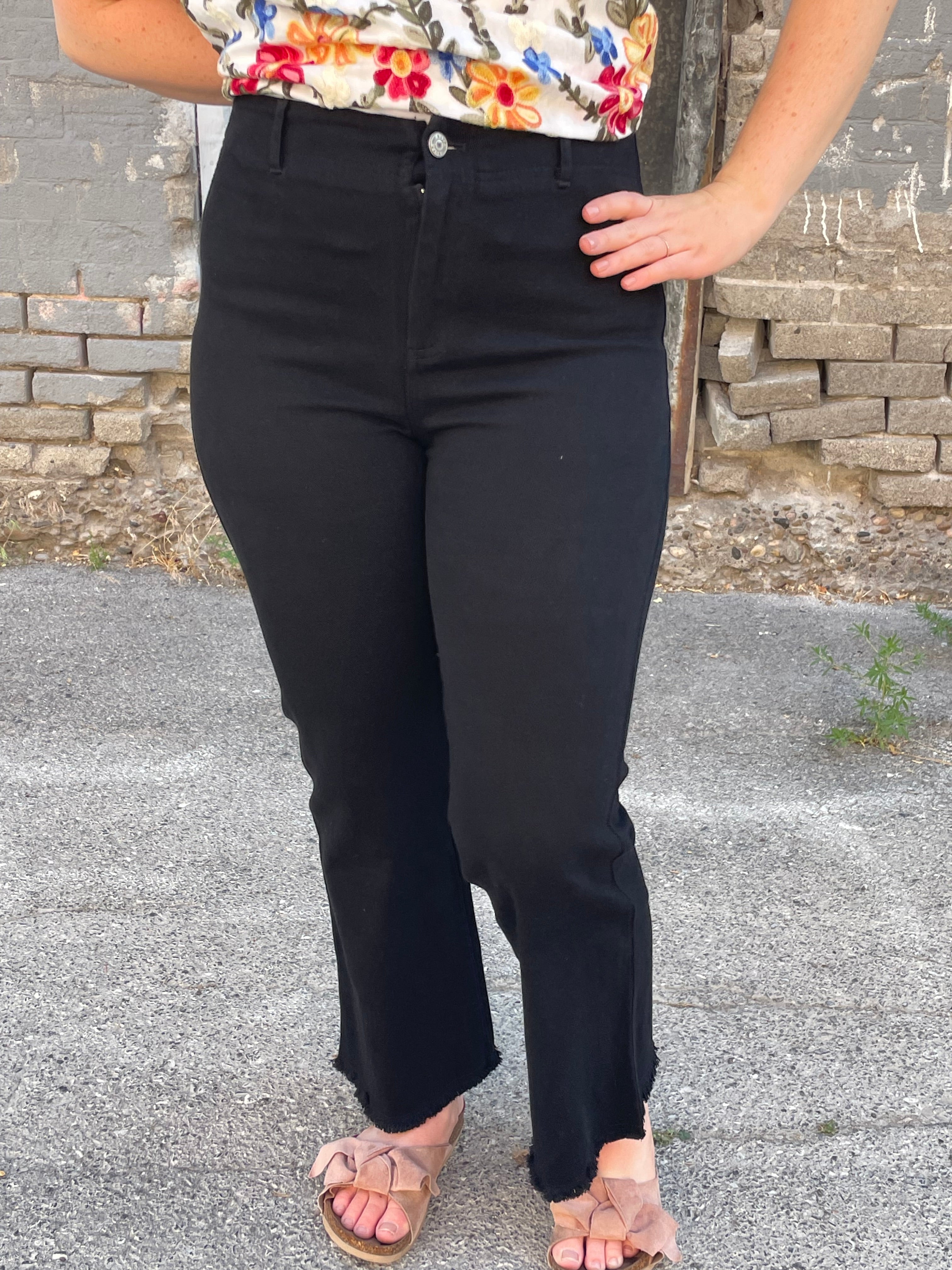 Edge it Up Flare Pants Casual Pants La Miel- Tilden Co.