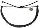Pura Vida Solid Original Bracelet Black Black   Pura Vida- Tilden Co.