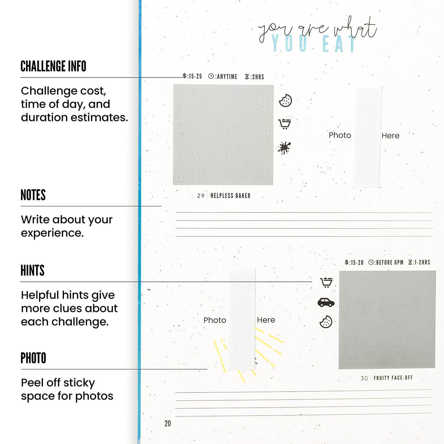 The Adventure Challenge Scratch-off Family Edition book The Adventure Challenge- Tilden Co.