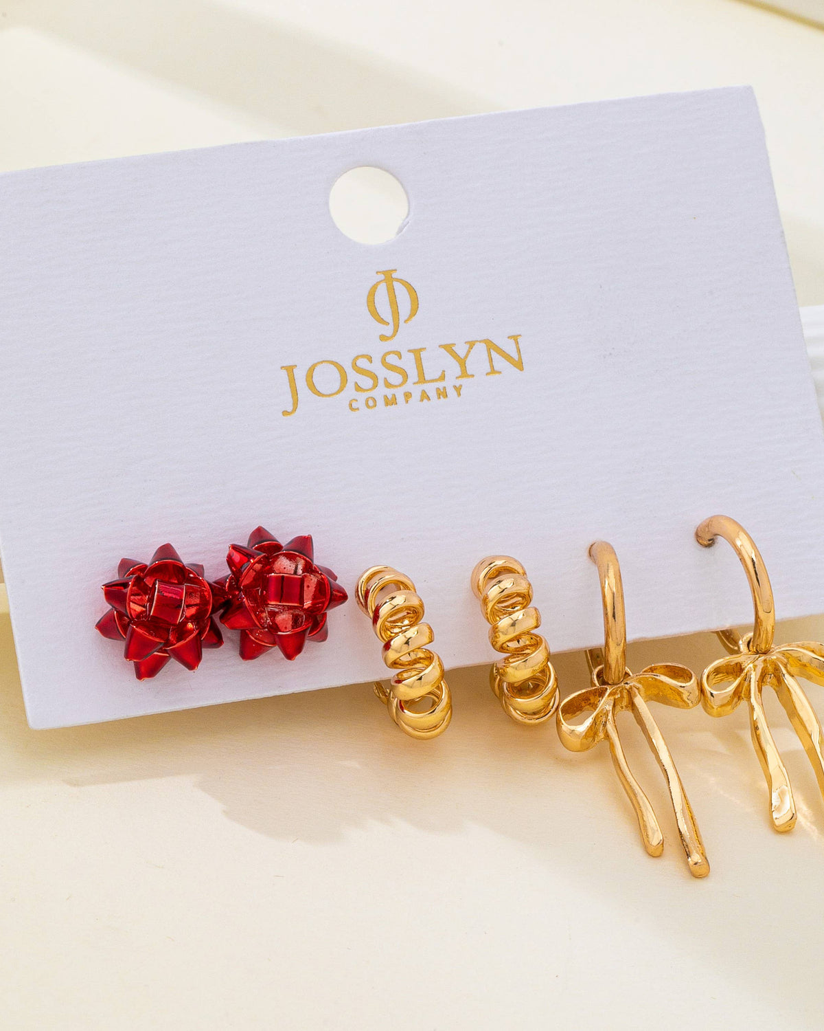 Holiday Earring Set | 80E62410 Earrings JOSSLYN by wall to wall- Tilden Co.