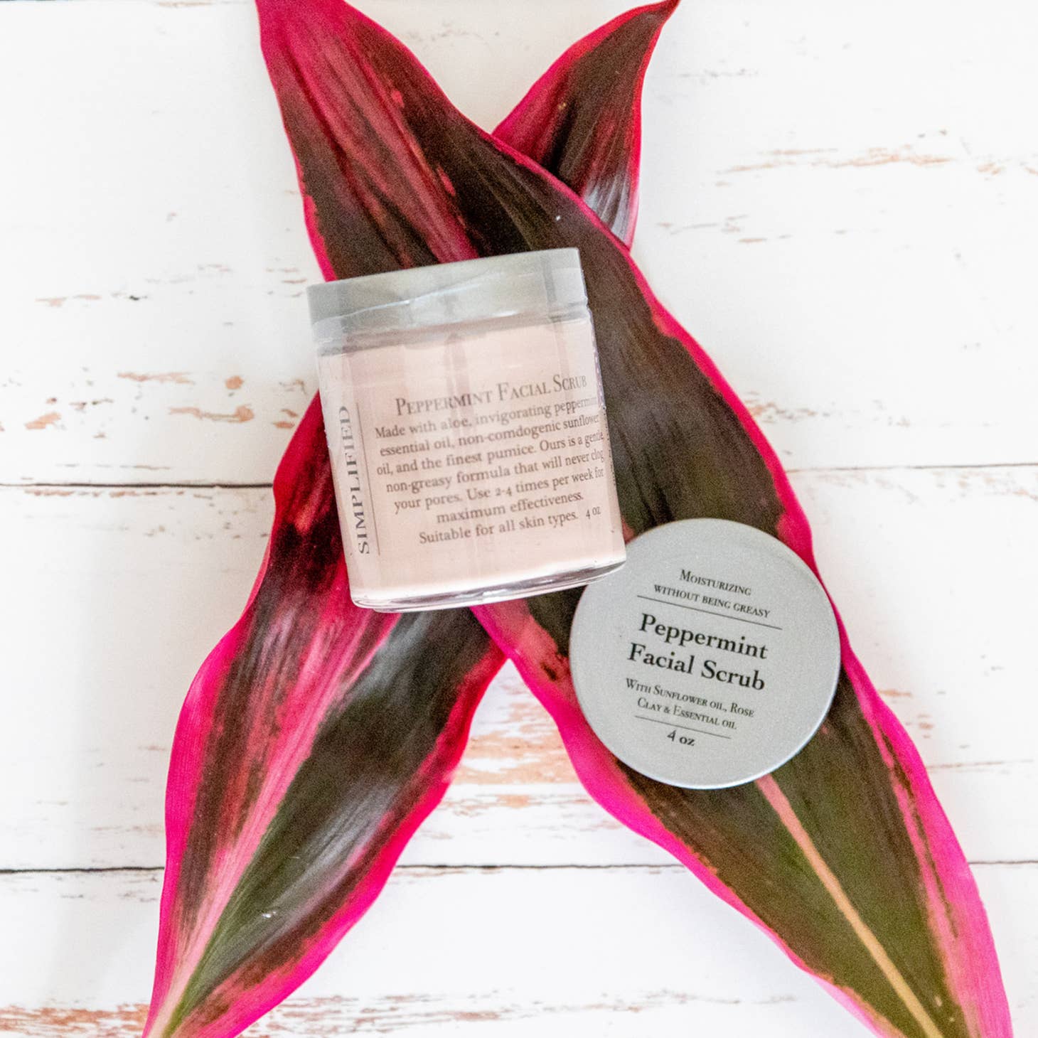 Peppermint Facial Scrub Facial Scrub Simplified Soap- Tilden Co.