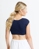 Demi Tee - Short Sleeve Cropped Basic Layering Tee Layering Top Downeast- Tilden Co.