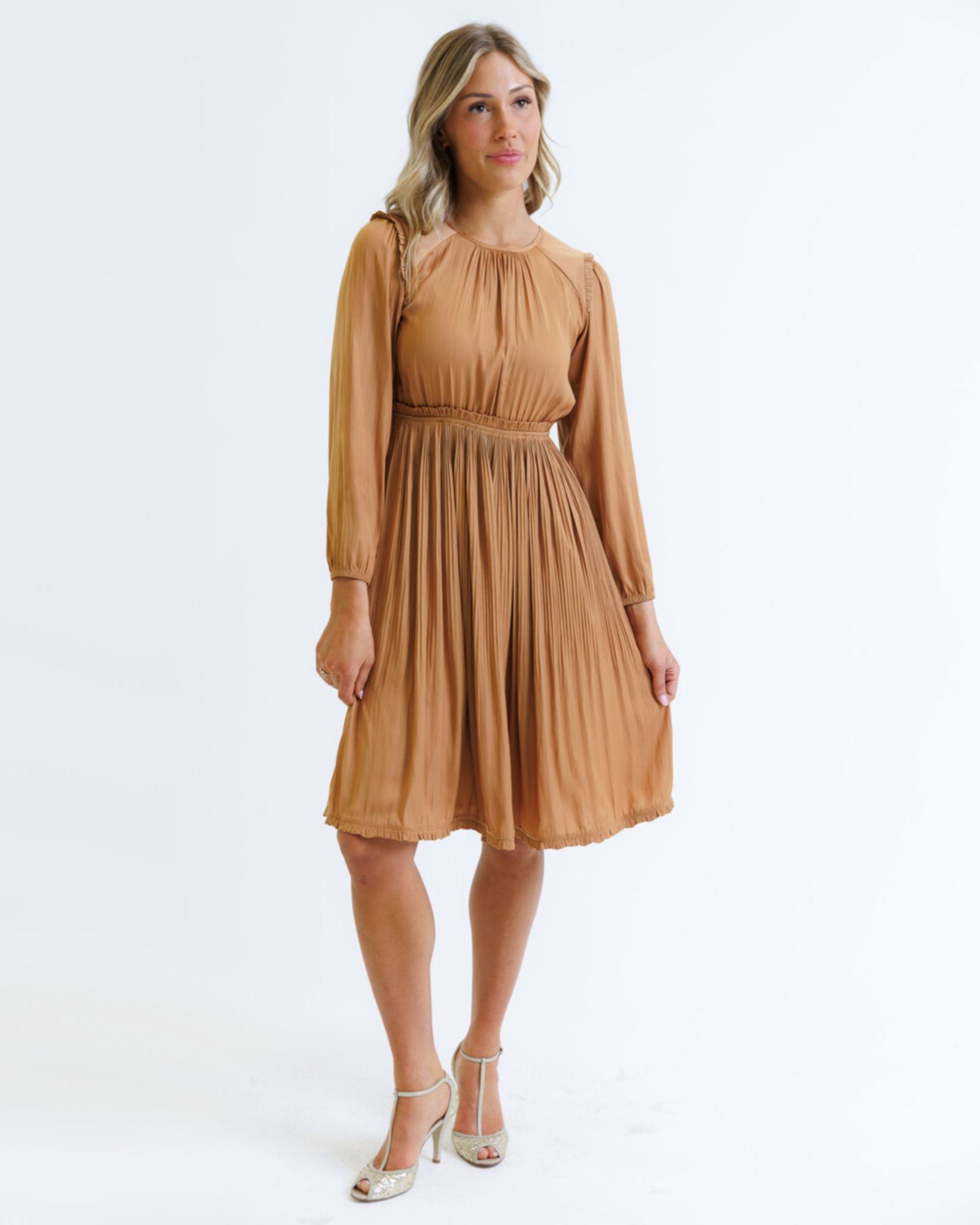 5th Avenue Dress XS / Roasted Pecan XS Roasted Pecan Dresses Downeast- Tilden Co.
