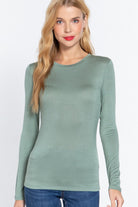 Long Sleeve Jersey Tee Long Sleeve Shirts and Tops Active Basic- Tilden Co.