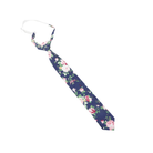 Boy's Pre-Tied Floral Necktie: Light Blue    necktie Tie Mood- Tilden Co.