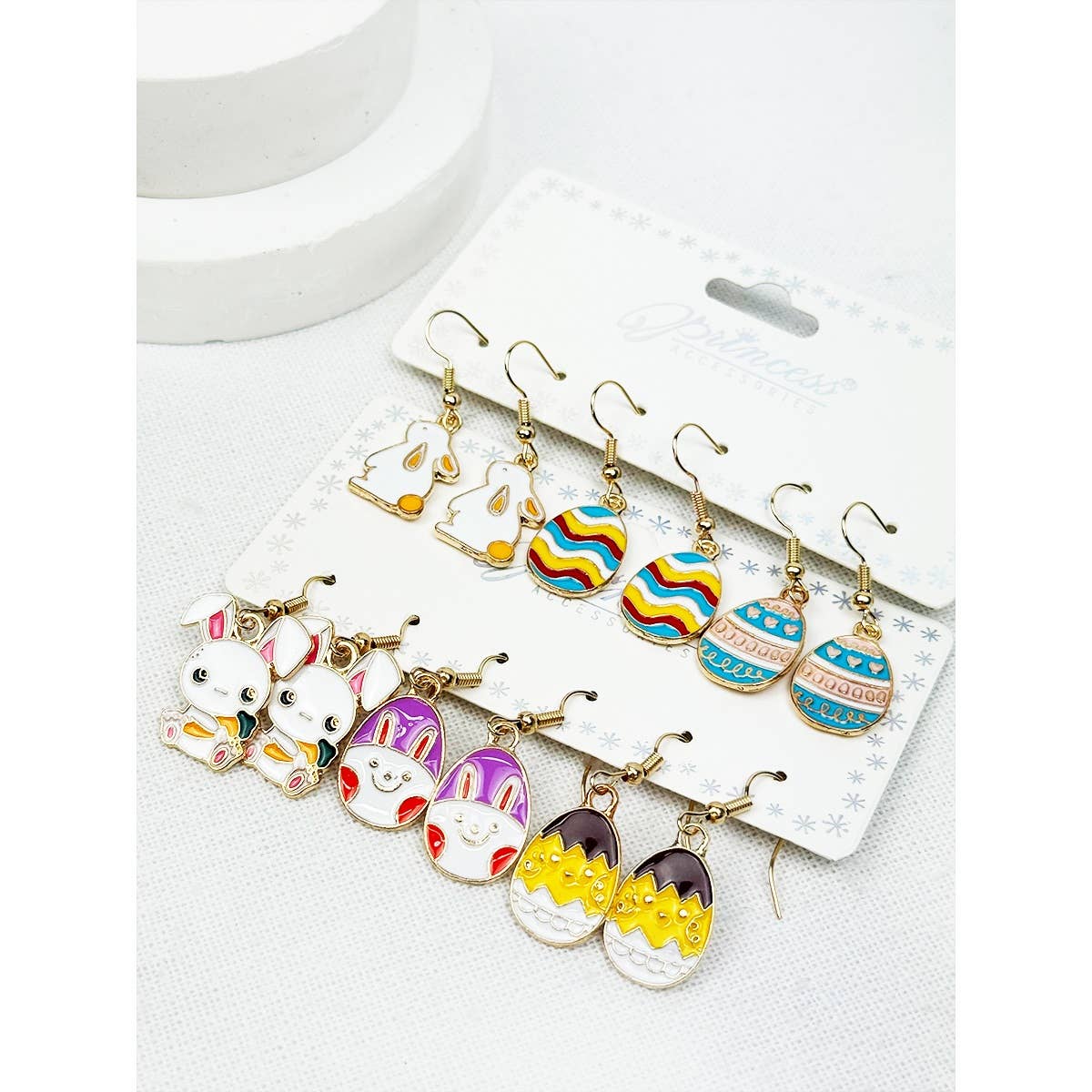 Easter Egg Dangle Earrings Blue Set Blue Set Love and Repeat- Tilden Co.