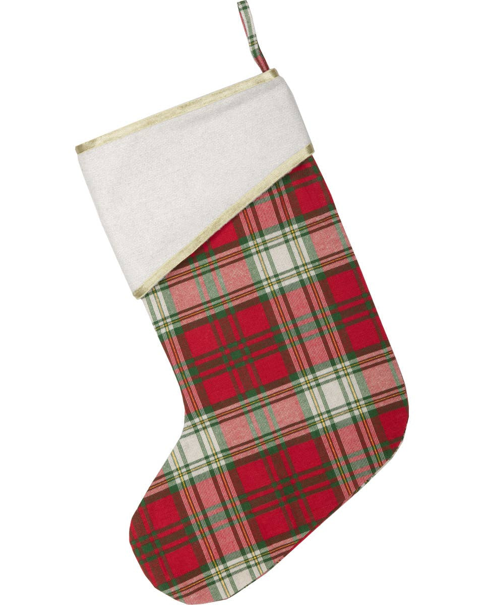 HO HO Holiday Stocking 11x15 VHC Brands- Tilden Co.