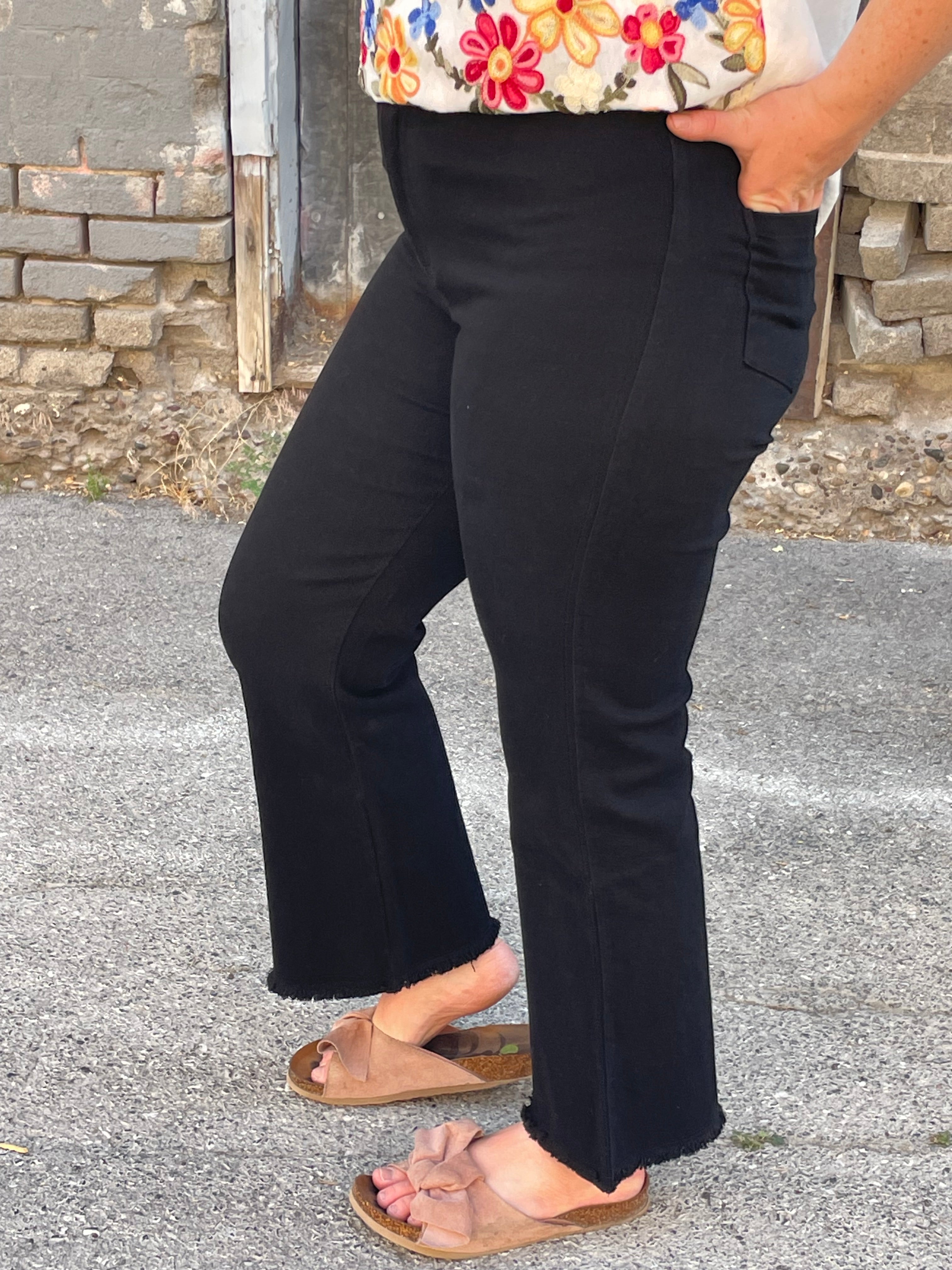 Edge it Up Flare Pants Casual Pants La Miel- Tilden Co.