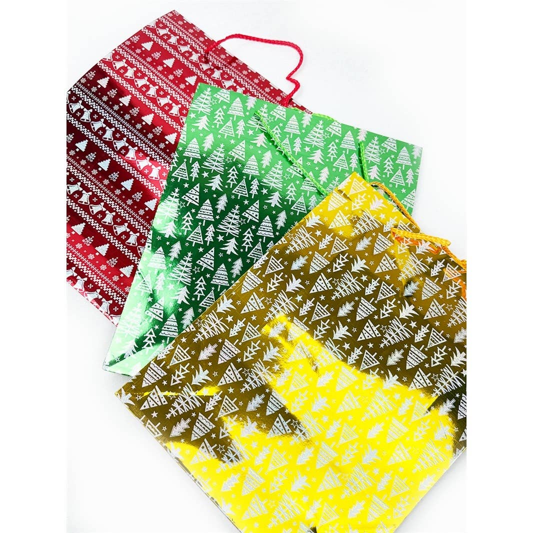 Fancy Holographic Christmas Gift Bag Love and Repeat- Tilden Co.