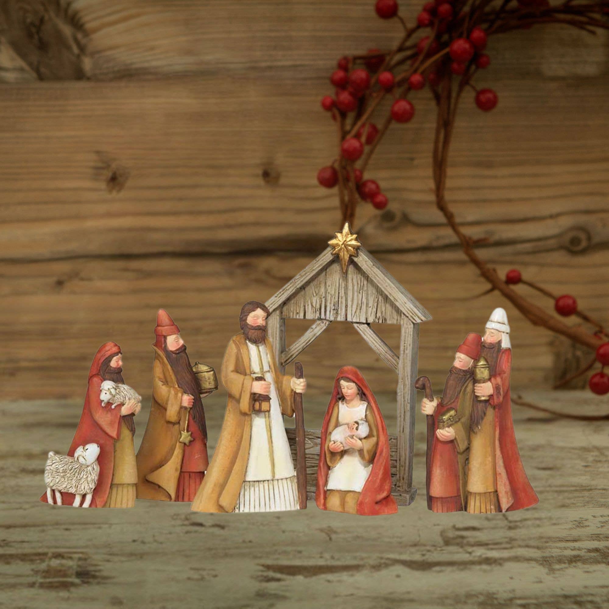 6 Piece Nativity Set Dicksons- Tilden Co.