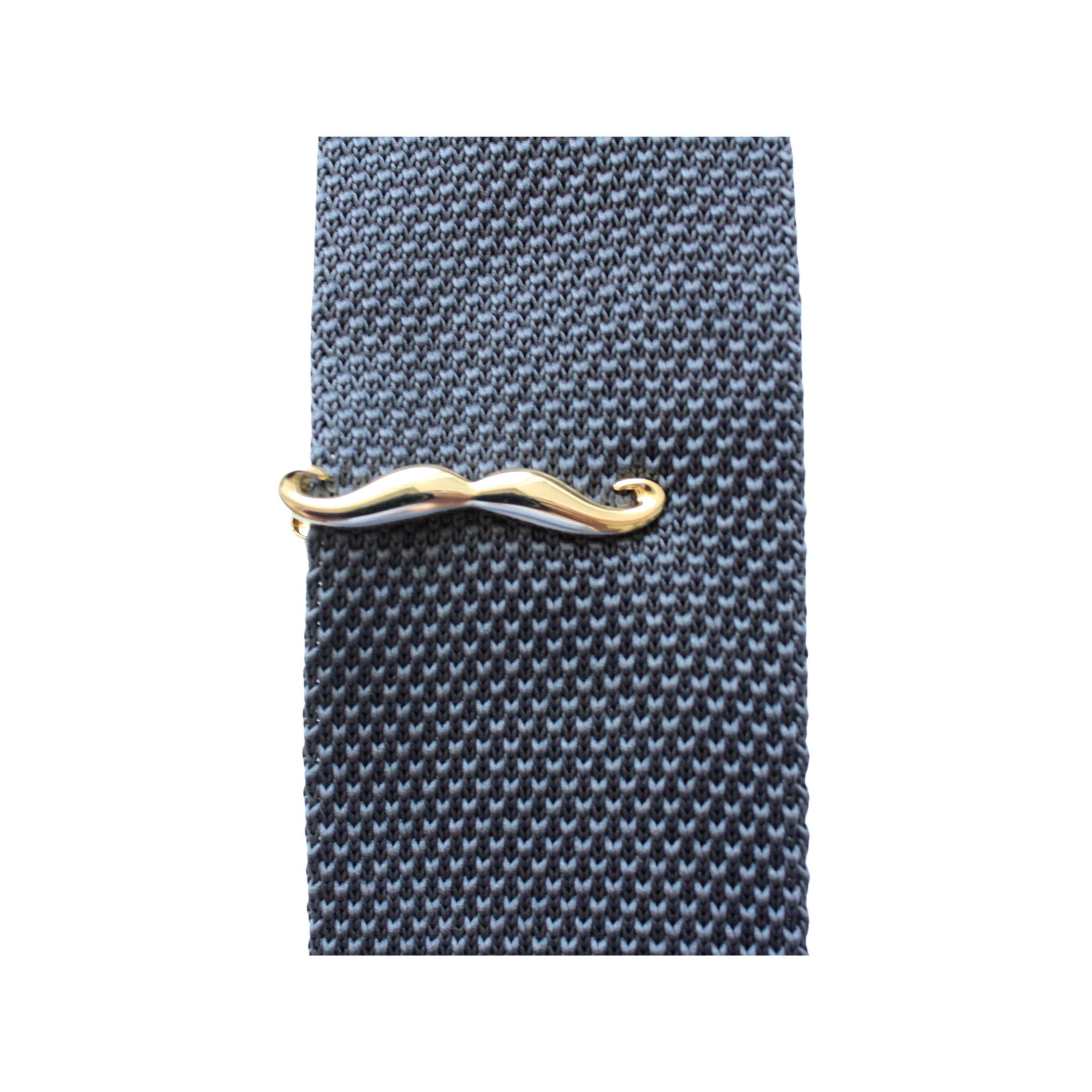 Silver Mustache tie clip Tie Mood- Tilden Co.